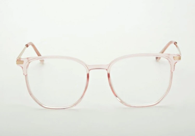 Plusy +3.50 różowe okulary do czytania kwadratowe korekcyjne ST322A