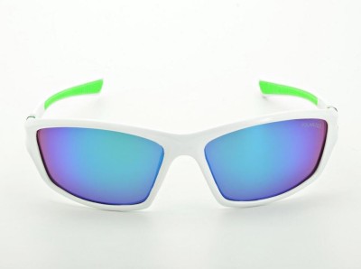 Białe sportowe okulary przeciwsłoneczne z polaryzacją SPD193L