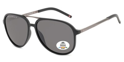 Okulary przeciwsłoneczne z polaryzacją pilotki Montana MP8 czarne