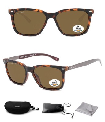 Panterkowe prostokątne okulary przeciwsłoneczne z polaryzacją Nerd MP7A