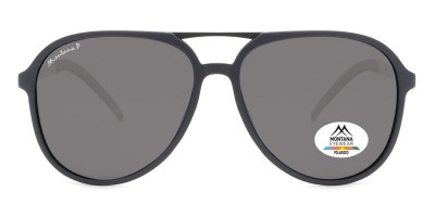 Okulary przeciwsłoneczne z polaryzacją pilotki Montana MP8B granatowe