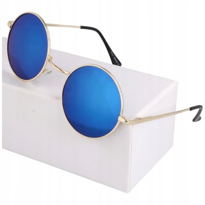 Okulary Lenonki przeciwsłoneczne okrągłe hippie retro T3310E