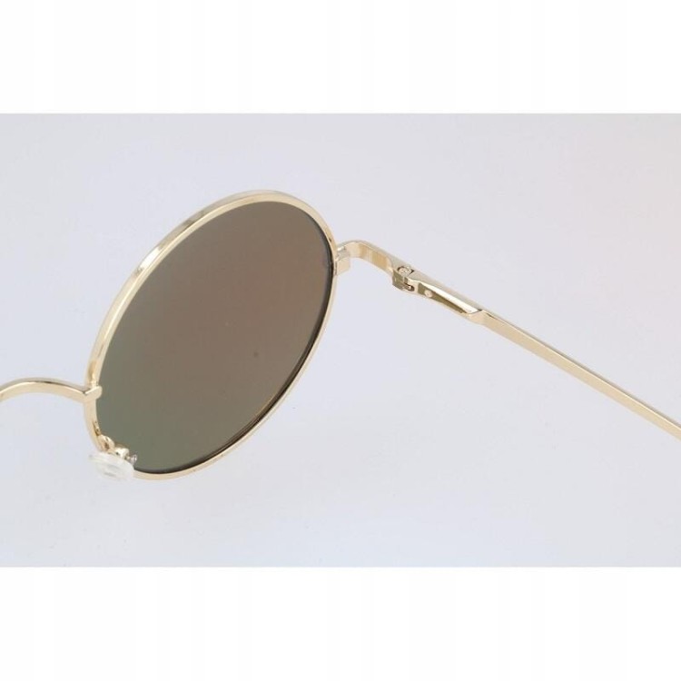 Okulary Lenonki przeciwsłoneczne polaryzacyjne okrągłe POL-3310D