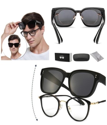 Markowe okulary Nakładane na Korekcyjne przeciwsłoneczne polaryzacyjne FIT OVER EST-202-1