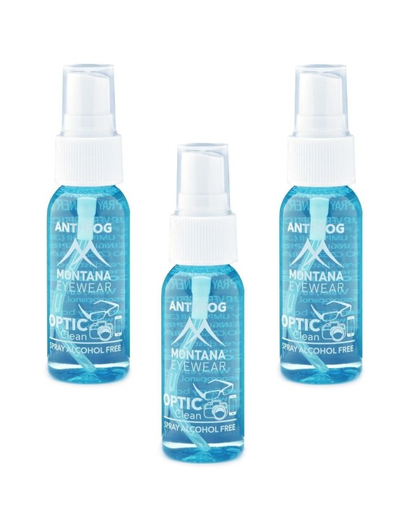 ZESTAW 6 PRODUKTÓW - 3x 30ml Płyn ANTI-FOG przeciw parowaniu + 3x Ściereczka z mikrofibry