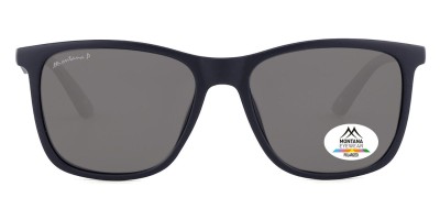 Granatowe prostokątne okulary przeciwsłoneczne z polaryzacją flex MP6B