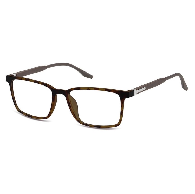 Prostokątne okulary pod korekcję z polaryzacyjną Nakładką przeciwsłoneczną na magnes CLIP-TRC-185A-2