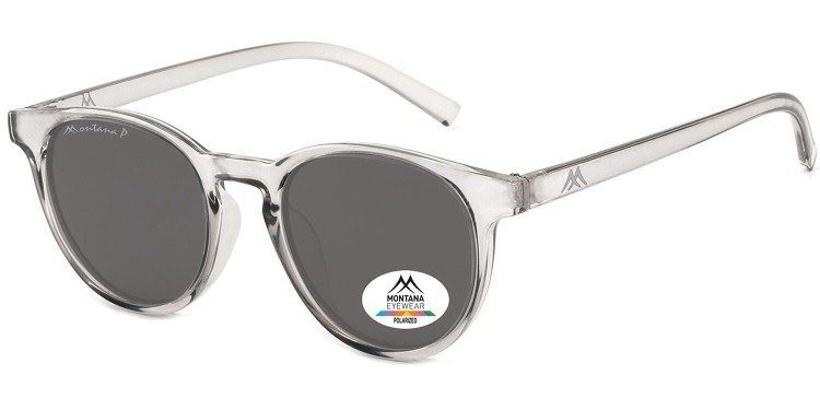 Transparentne okulary Lenonki przeciwsłoneczne z polaryzacją okrągłe MP75B