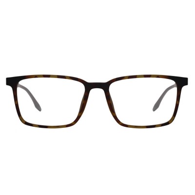 Prostokątne okulary pod korekcję z polaryzacyjną Nakładką przeciwsłoneczną na magnes CLIP-TRC-185A-2