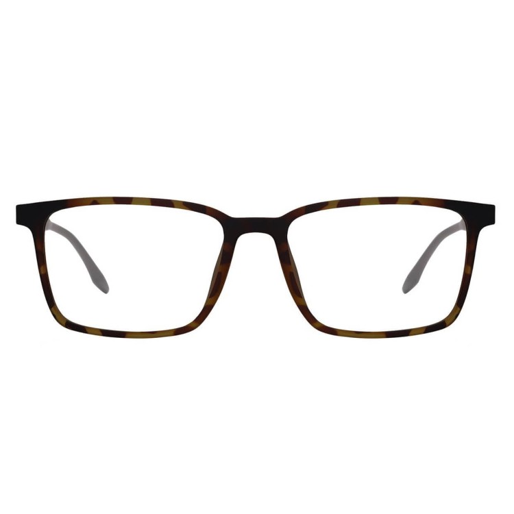 Prostokątne okulary pod korekcję z polaryzacyjną Nakładką przeciwsłoneczną na magnes CLIP-TRC-185A-2