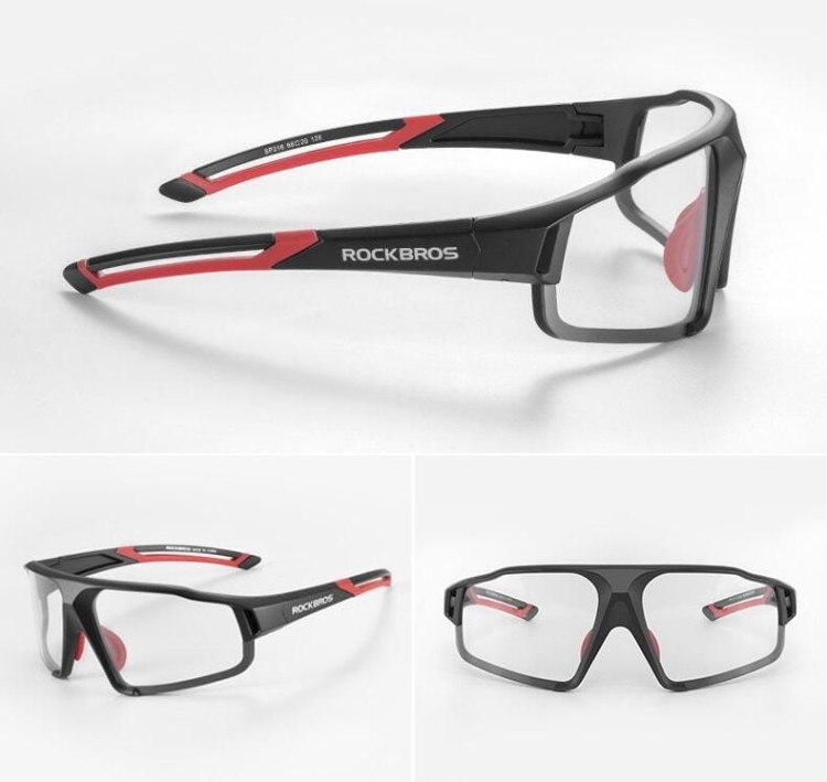 Okulary rowerowe przeciwsłoneczne z fotochromem ROCKBROS SP216BK