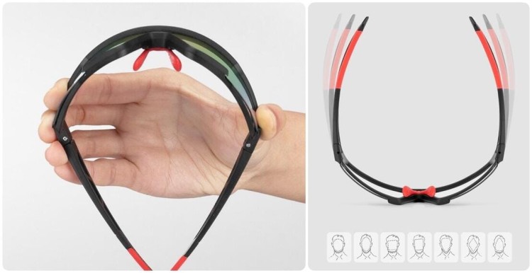 Okulary rowerowe przeciwsłoneczne z fotochromem ROCKBROS SP216BK