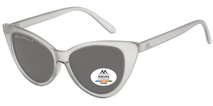 Transparentne damskie okulary przeciwsłoneczne z polaryzacją Kocie Oczy MP71B