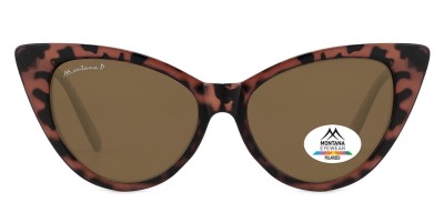 Panterkowe damskie okulary przeciwsłoneczne z polaryzacją Kocie Oczy MP71C