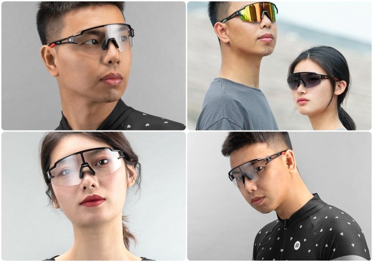 Okulary rowerowe przeciwsłoneczne z fotochromem ROCKBROS 10175