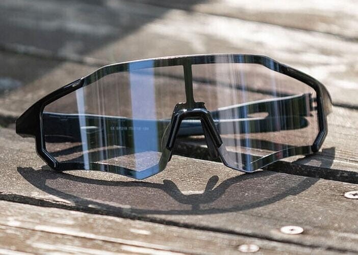 Ochronne okulary sportowe przeciwsłoneczne z fotochromem + ramka ROCKBROS 10181