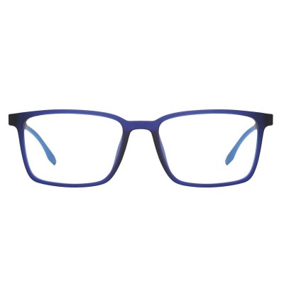 Prostokątne okulary pod korekcję z polaryzacyjną Nakładką przeciwsłoneczną na magnes CLIP-TRC-185B-1