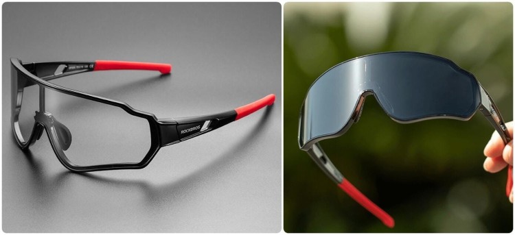 Okulary rowerowe przeciwsłoneczne z fotochromem i wkładką korekcyjną ROCKBROS 10161