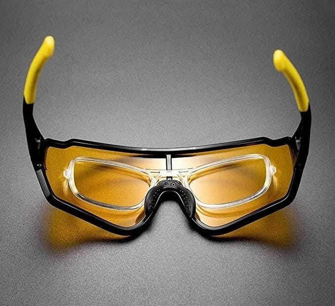 Okulary żółte rozjaśniające z polaryzacją i wkładką korekcyjną ROCKBROS 10164