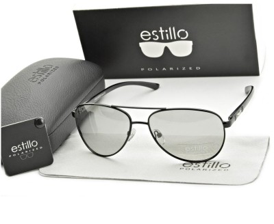 Okulary pilotki przeciwsłoneczne HD z fotochromem i polaryzacją EST-606FP-1
