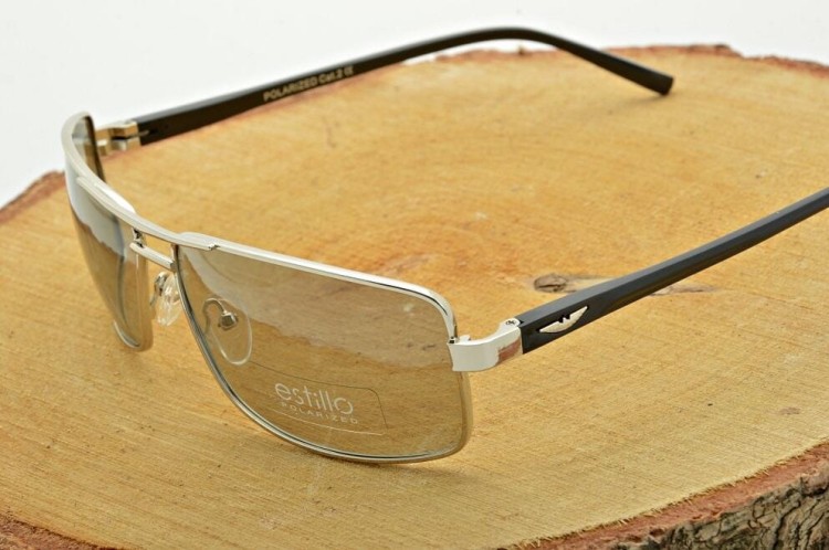 Męskie okulary przeciwsłoneczne HD z fotochromem i polaryzacją EST-611FP-4