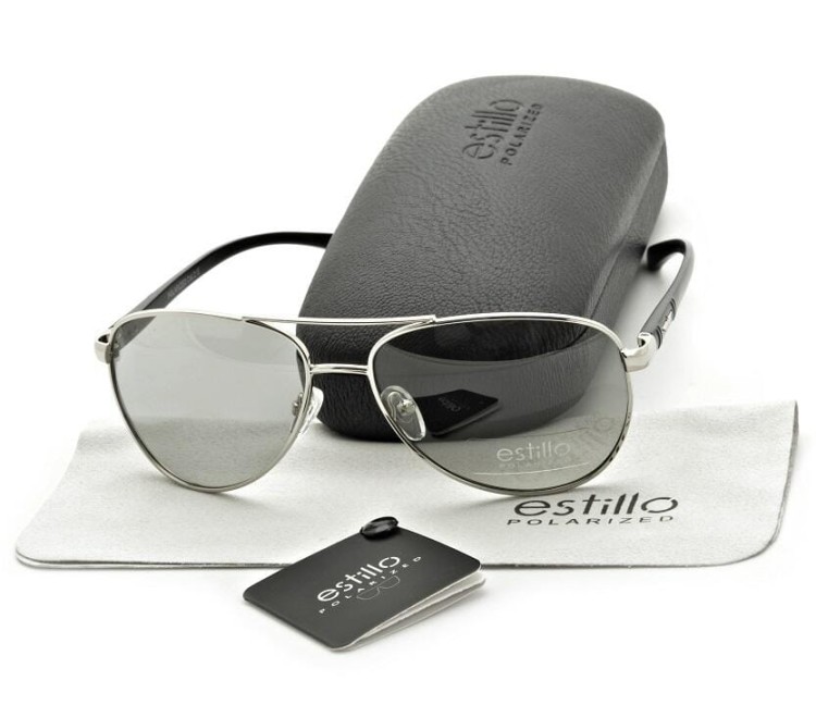 Okulary pilotki przeciwsłoneczne HD z fotochromem i polaryzacją EST-606FP-4