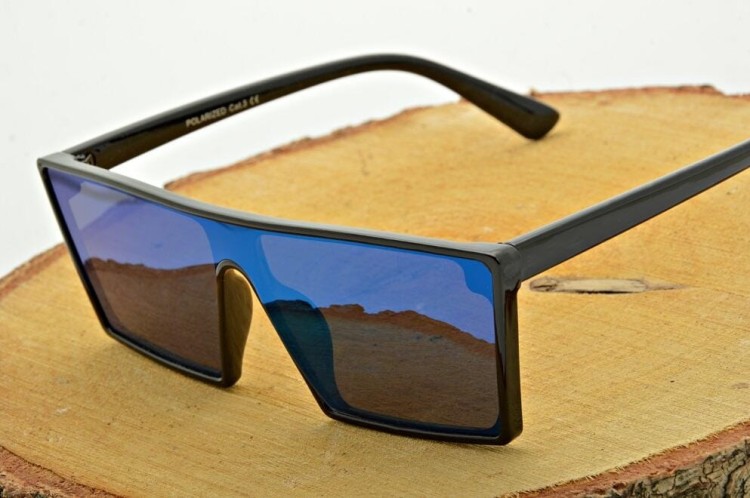 Męskie okulary przeciwsłoneczne z polaryzacją pełne lustro EST-411