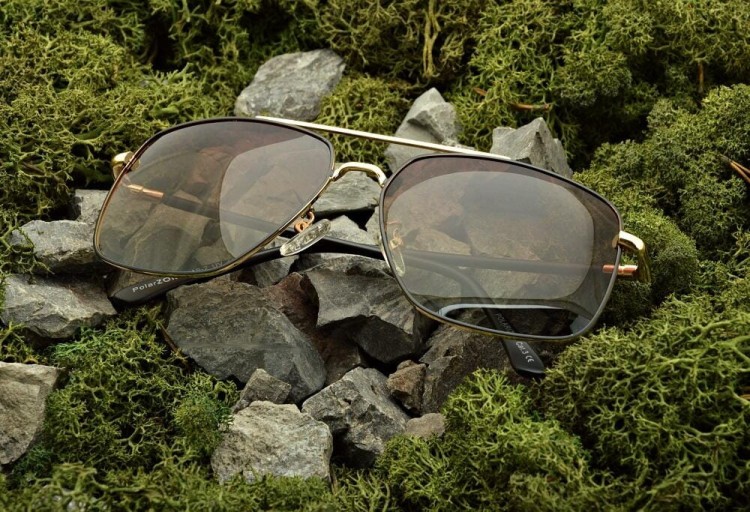 Męskie okulary przeciwsłoneczne pilotki z polaryzacją i filtrem UV400 POL-119A PolarZone