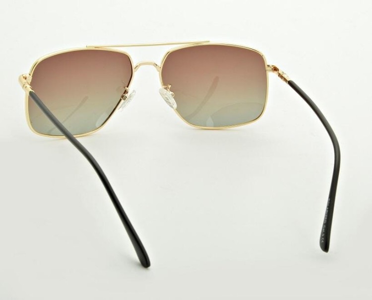 Męskie okulary przeciwsłoneczne pilotki z polaryzacją i filtrem UV400 POL-119A PolarZone