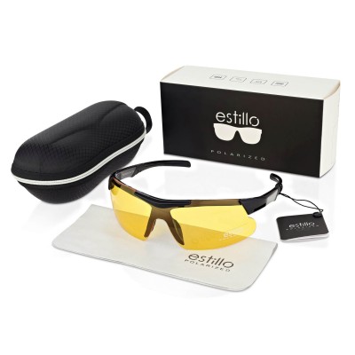 Rozjaśniające okulary sportowe do jazdy nocą polaryzacyjne EST-412Y Estillo