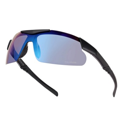 Okulary sportowe przeciwsłoneczne z polaryzacją lustrzane ESTILLO EST-412-10 blue/black