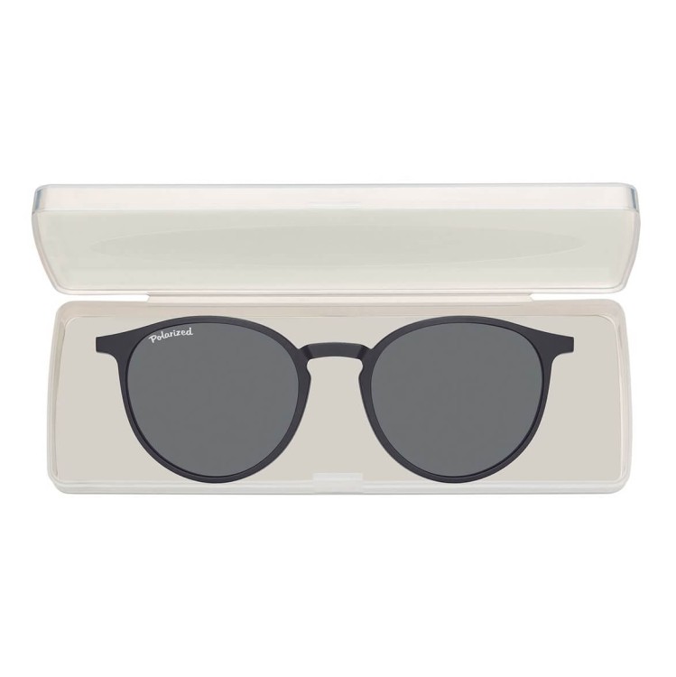 Okulary Lenonki pod korekcję z polaryzacyjną Nakładką przeciwsłoneczną na magnes CLIP-TRC-195-1