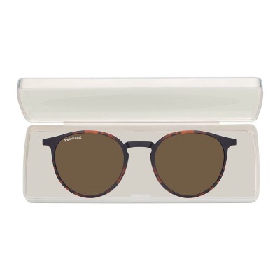 Okulary Lenonki pod korekcję z polaryzacyjną Nakładką przeciwsłoneczną na magnes CLIP-TRC-195A-2