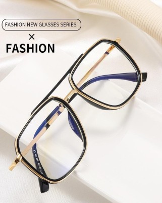 Gotowe pilotki okulary zerówki do komputera z filtrem BLUE Light 25120 czarny/złoty