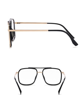 Gotowe pilotki okulary zerówki do komputera z filtrem BLUE Light 25120 czarny/złoty