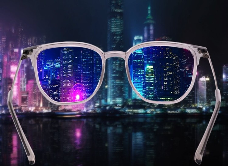 Plusy +2.75 szare okulary do czytania kwadratowe korekcyjne ST322