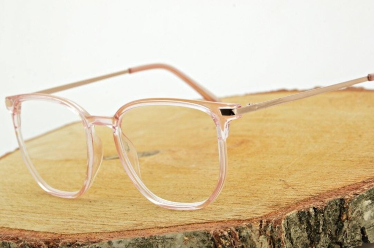 Plusy +1.75 różowe okulary do czytania kwadratowe korekcyjne ST322A