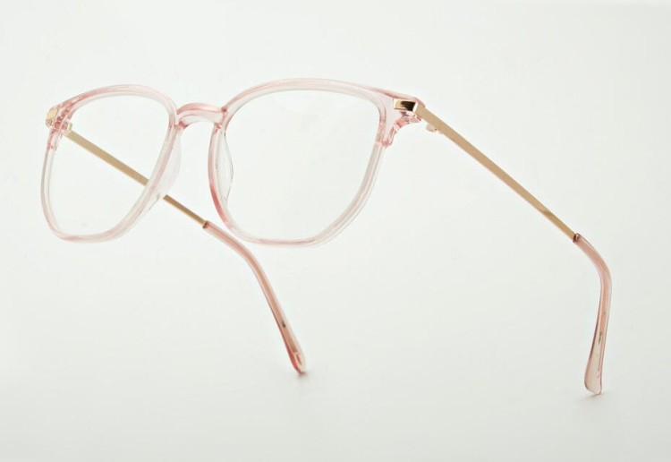 Plusy +2.25 różowe okulary do czytania kwadratowe korekcyjne ST322A