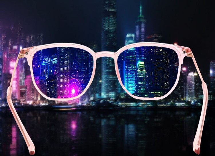 Plusy +2.75 różowe okulary do czytania kwadratowe korekcyjne ST322A