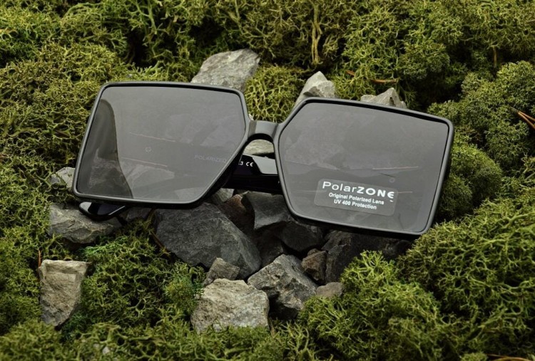 Duże damskie okulary przeciwsłoneczne kwadratowe polaryzacyjne POL-982