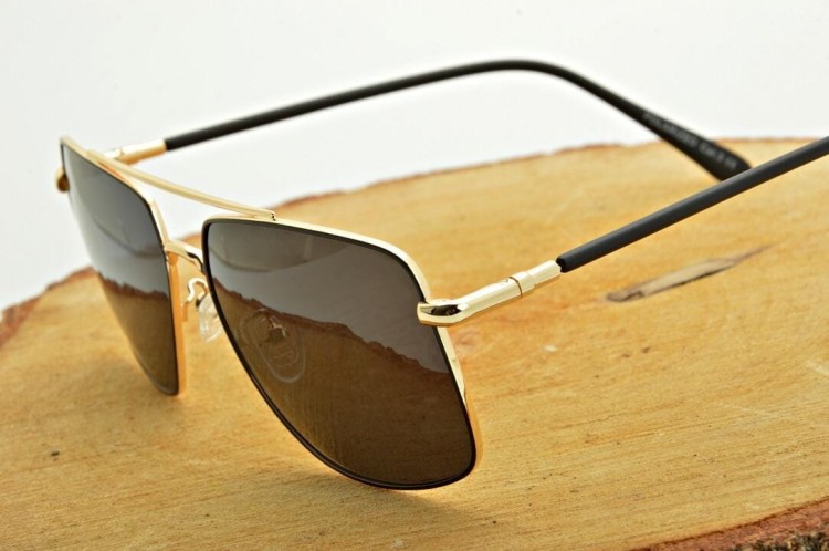 Męskie okulary przeciwsłoneczne pilotki z polaryzacją i filtrem UV400 POL-119 PolarZone