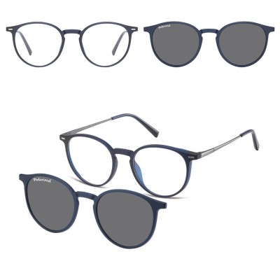 Okulary Lenonki pod korekcję z polaryzacyjną Nakładką przeciwsłoneczną na magnes CLIP-TRC-195C-1