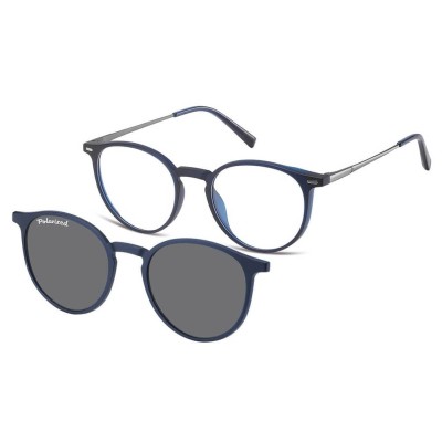 Okulary Lenonki pod korekcję z polaryzacyjną Nakładką przeciwsłoneczną na magnes CLIP-TRC-195C-1