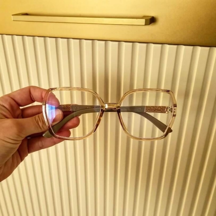 Damskie okulary zerówki do komputera BLF filtr EST-116K-15 Estillo