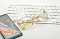 Damskie kocie okulary zerówki do komputera BLF filtr EST-115K-15 Estillo