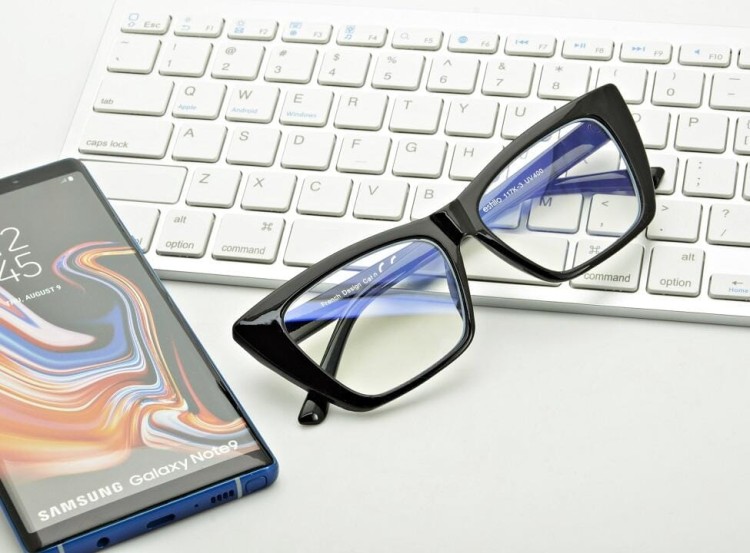 Damskie kocie okulary zerówki do komputera BLF filtr EST-117K-3 Estillo