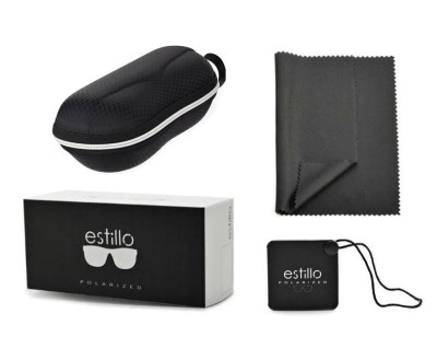 Okulary sportowe przeciwsłoneczne z polaryzacją lustrzane ESTILLO EST-412A-8 white/orange