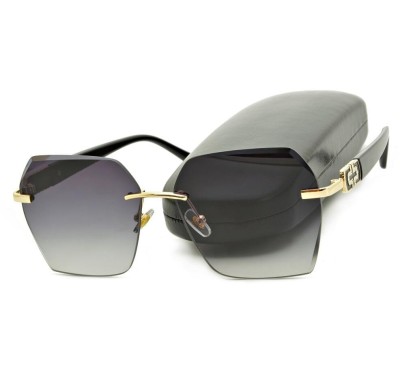 Damskie duże okulary przeciwsłoneczne cieniowane z filtrem UV400 STL17