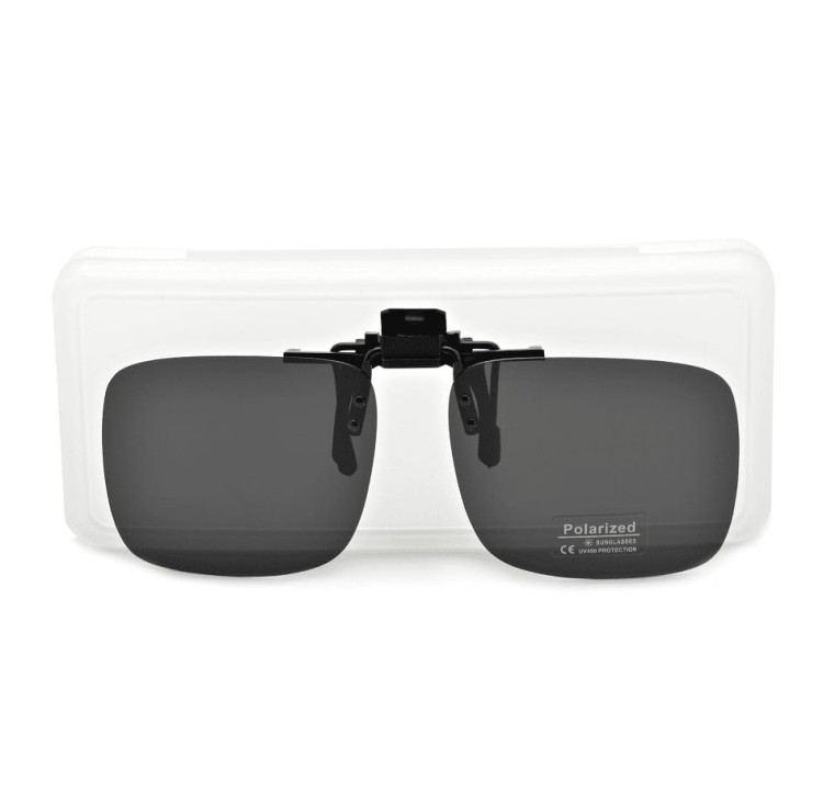 Nakładki przeciwsłoneczne czarne polaryzacyjne na okulary korekcyjne NA-169