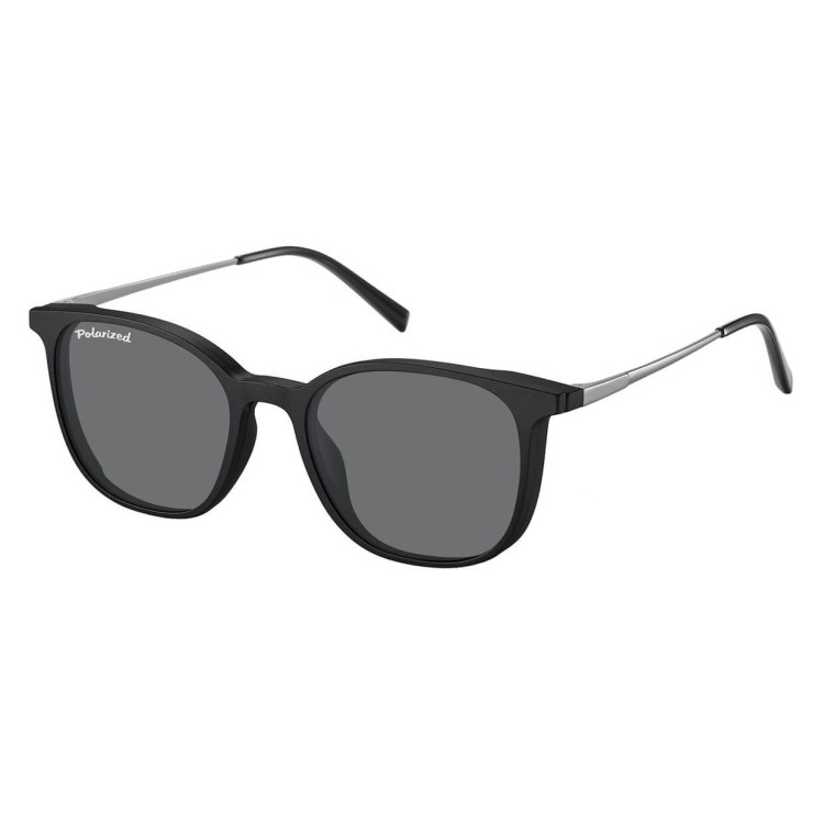 Owalne okulary pod korekcję z polaryzacyjną nakładką przeciwsłoneczną CLIP-TRC-194-1